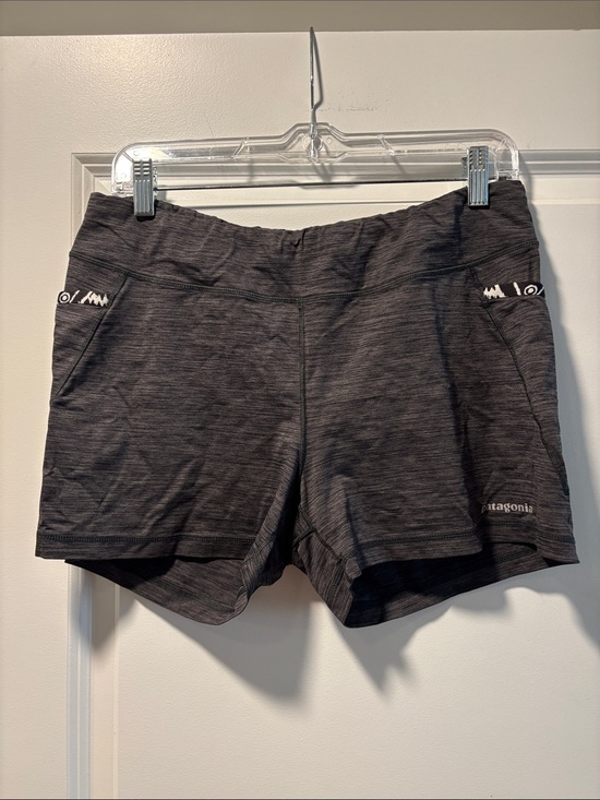 Patagonia Pants - Patagonia Women's Black Heather Athletic Shorts